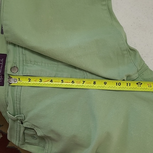 💥3for$12💥 Gloria Vanderbilt mint green Amanda jean Capris size 16 - Picture 13 of 13